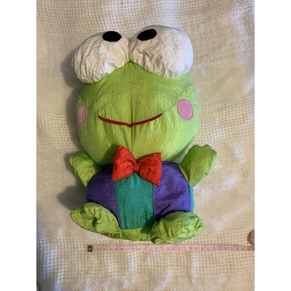 Vintage Sanrio Keroppi Puffalump Plush Toy Frog - Picture 5 of 10